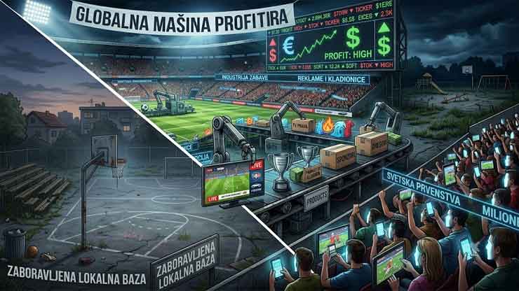 Profesionalni sport nije sport – to je industrija koja prodaje emocije, reklame i iluzije