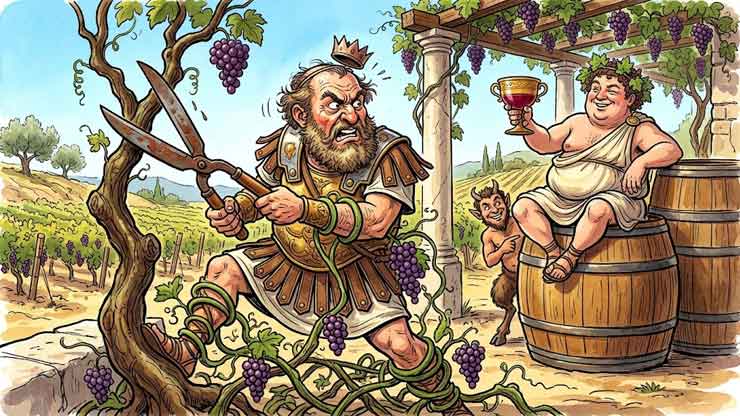 Mala škola za vinoljupce: Likurg protiv Bahusa – šta nam antički mit govori o vinu?